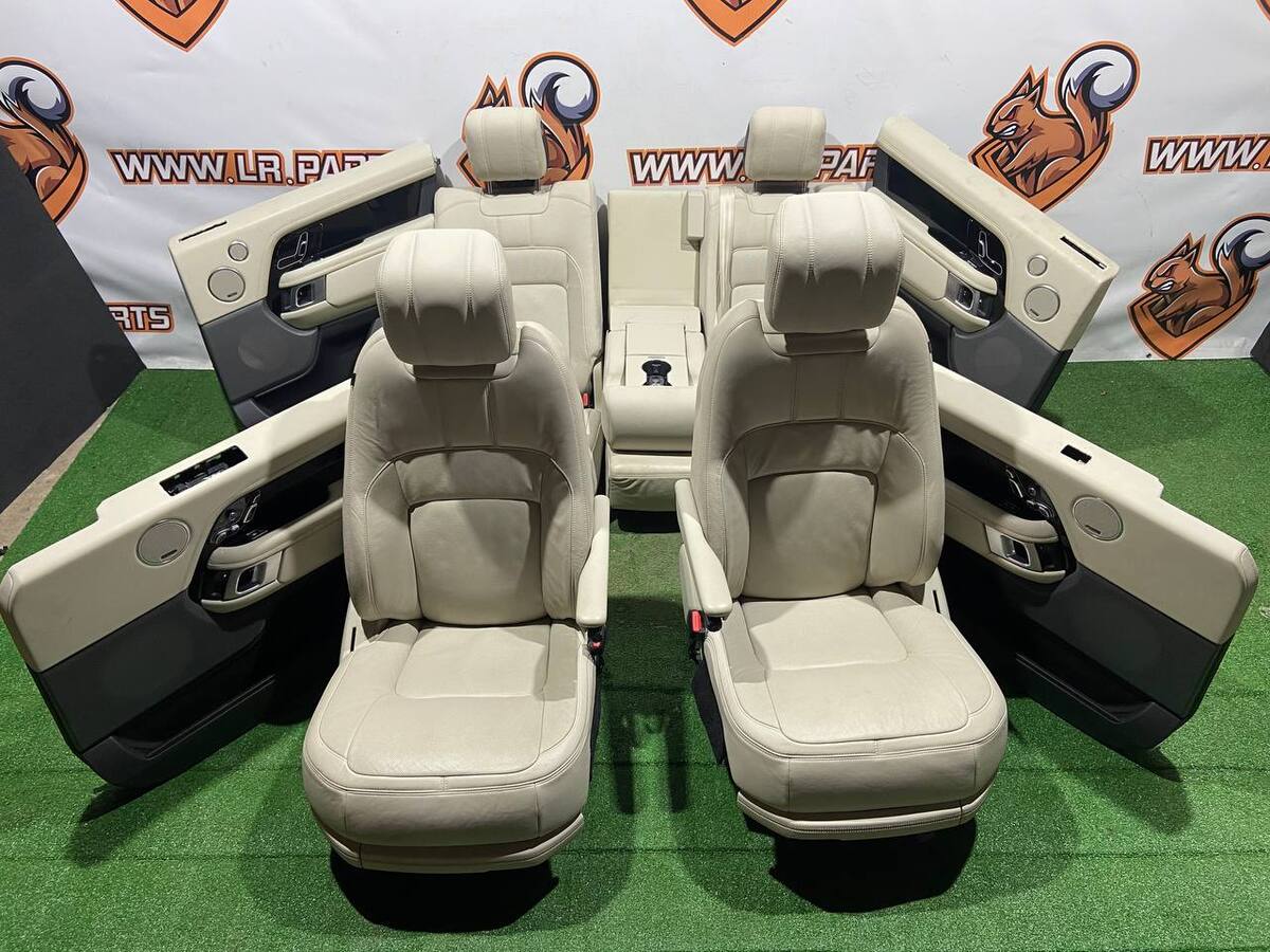 SALONL405IVORYH2 Салон сиденья с картами двери Range Rover L405 (2013-2021) Б/У